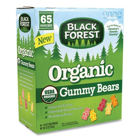 Black Forest Organic Gummy Bears, 0.8 oz Pouch, PK65 21294